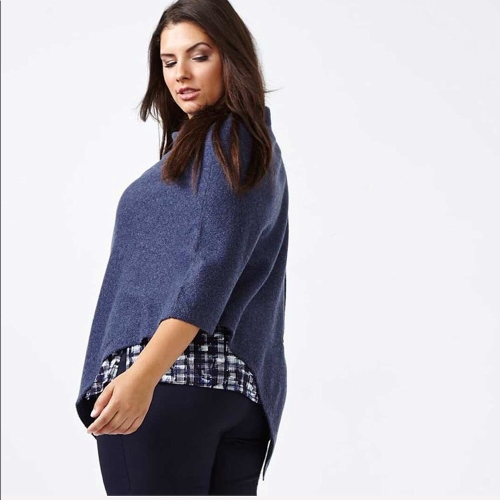 Brand New Penningtons Poncho - Blue - Knit